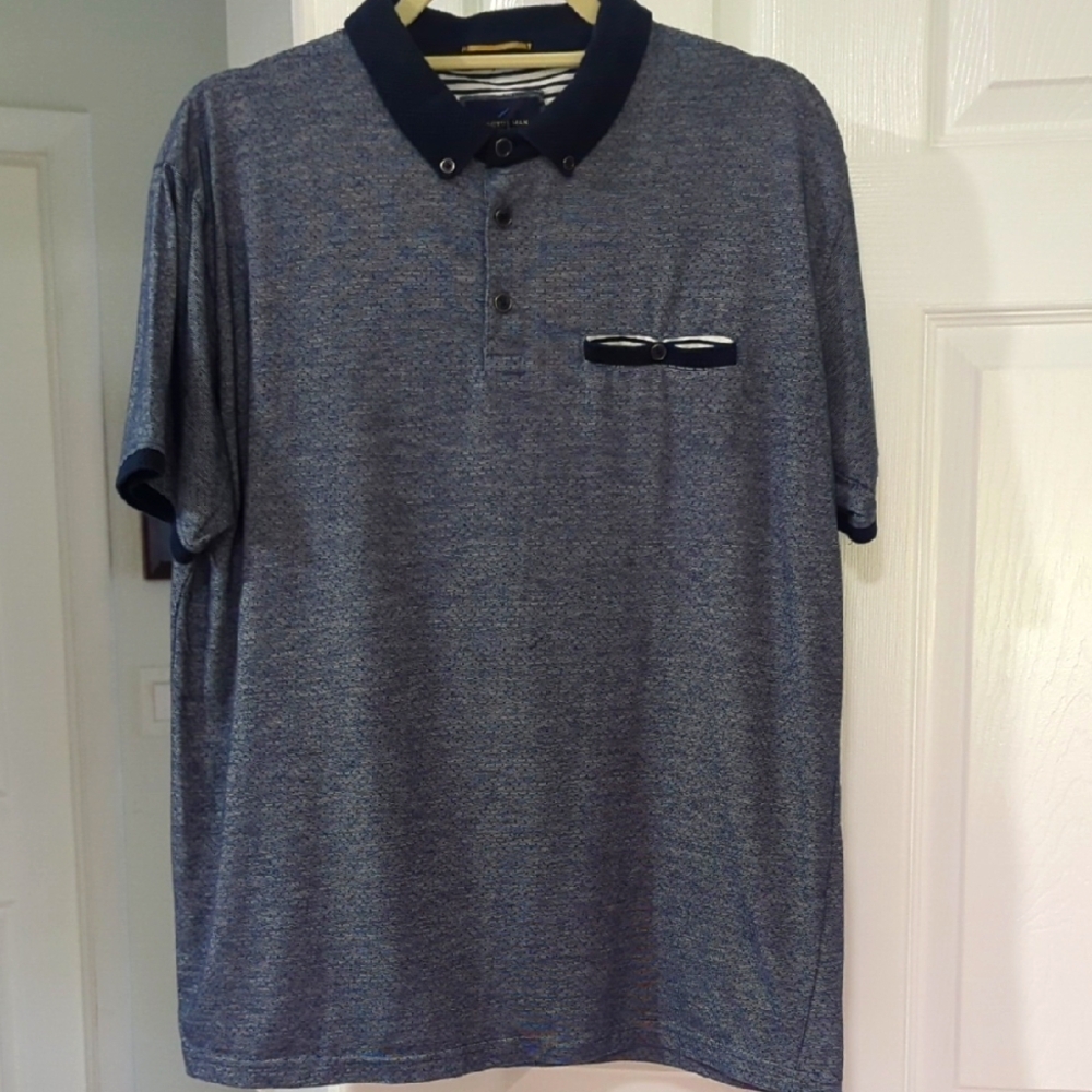 Cactus Man🌵 Men's Blue Polo XL Shirt